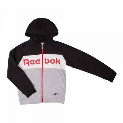 Sweat rebook noir t8 18 ans q9063r Enfant REEBOK Gris Cdiscount Pret a Porter