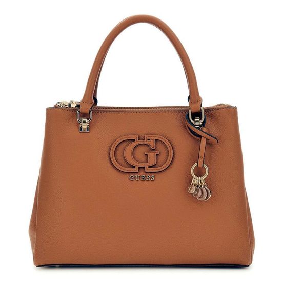Sac à Main GUESS Nakieta Marron Multi - Taille Medium - Neuf Avec étiquettes - Livraison USA Gratuite