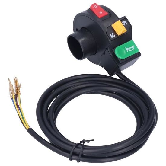 Interrupteur de guidon de moto étanche,7-8 pouces,bouton de commande,bouton de commande,pour