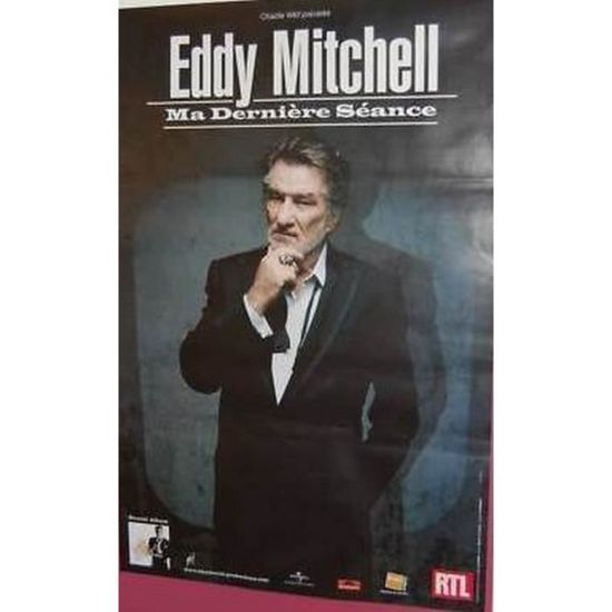 Eddy Mitchell Ma Derniere Seance 80x120cm Affiche Poster Achat Vente Affiche Poster Cdiscount