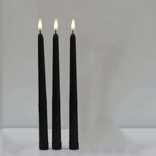 HAOPYOU 12pcs Bougies vacillantes sans flamme Bougies LED piles bougies  suspendues en plastique avec tlcommande - Cdiscount Maison