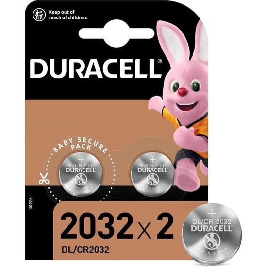 Duracell 2032 Pile bouton lithium 3V, lot de 2, avec Technologie Baby  Secure, pour porte-clés, balances et dispositifs [24] - Cdiscount Jeux -  Jouets