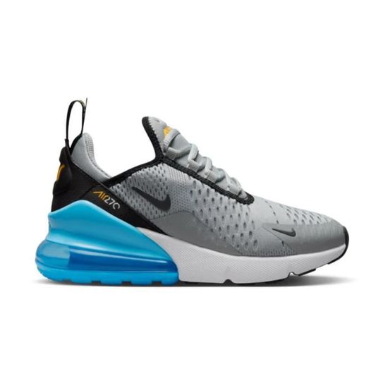 Chaussures NIKE Air Max 270 GS Gris Enfant Lacets Gris Cdiscount Chaussures