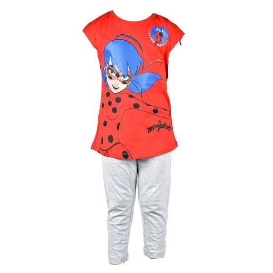 Ensemble de Pyjama Fille Miraculous en Coton Miraculous Se2136 Rouge Miraculous se2136 rouge Cdiscount Pret a Porter
