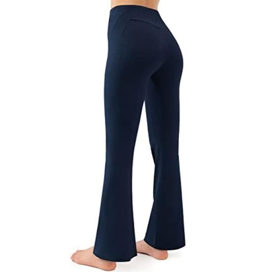 Pantalon De Yoga Bootcut Promover – Taille Haute, Contrôle Du Ventre – 75% Nylon 25% élasthanne – Non Transparent