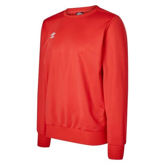 Umbro Sweat Active Style Emblem Homme Rouge-Orange