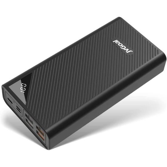 JIGA Batterie Externe 30000mAh USB C Chargeur Portable Grande Capacité  Rapide