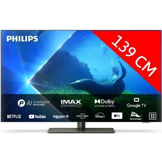 TV OLED 4K 139 cm PHILIPS 55OLED808/12 Ambilight 139cm