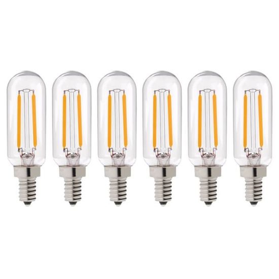6 pièces ampoules LED E12 Base tubulaire Vintage décoratif maison ampoule à Filament  AMPOULE - AMPOULE LED - AMPOULE HALOGENE