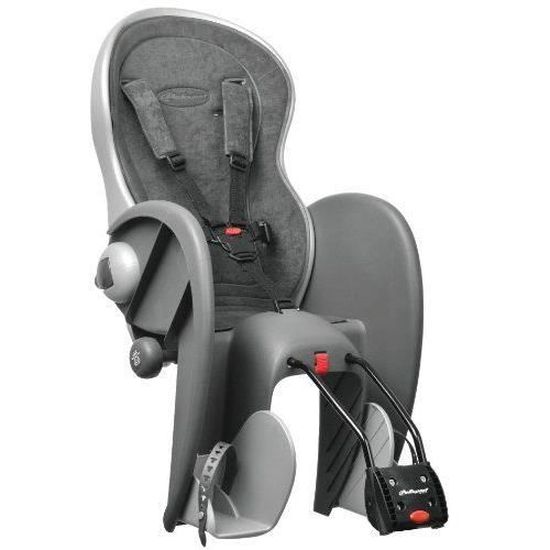 Siège Enfant VTT – Compatible 50 Kg, Accoudoirs, Repose-pieds, Filets De Sécurité, Rouge/noir, Pour Enfant 8 Mois à 4 Ans