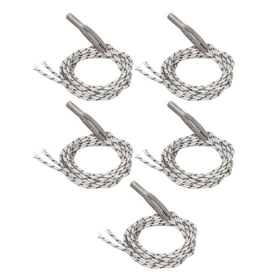 5 Pièces 24V 60W Cartouche Chauffante Remplacement Tête En Acier Inoxydable Tube Chauffant Accessoires D'imprimante 3D (1M