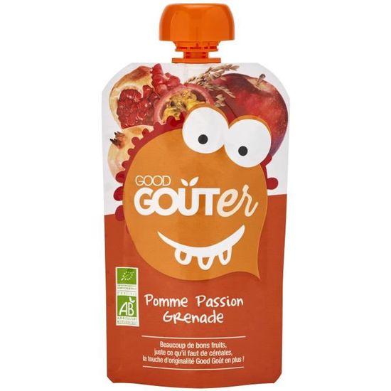 GOOD GOUT Gourde Pomme Passion Grenade 3 x 120g Achat / Vente