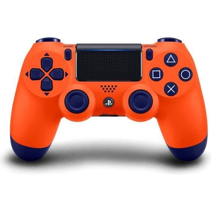 Manette PS4 DualShock 4.0 V2 Sunset Orange - PlayStation Officiel