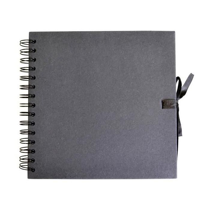 Carnet Scrapbooking 30 x 30 cm - Noir