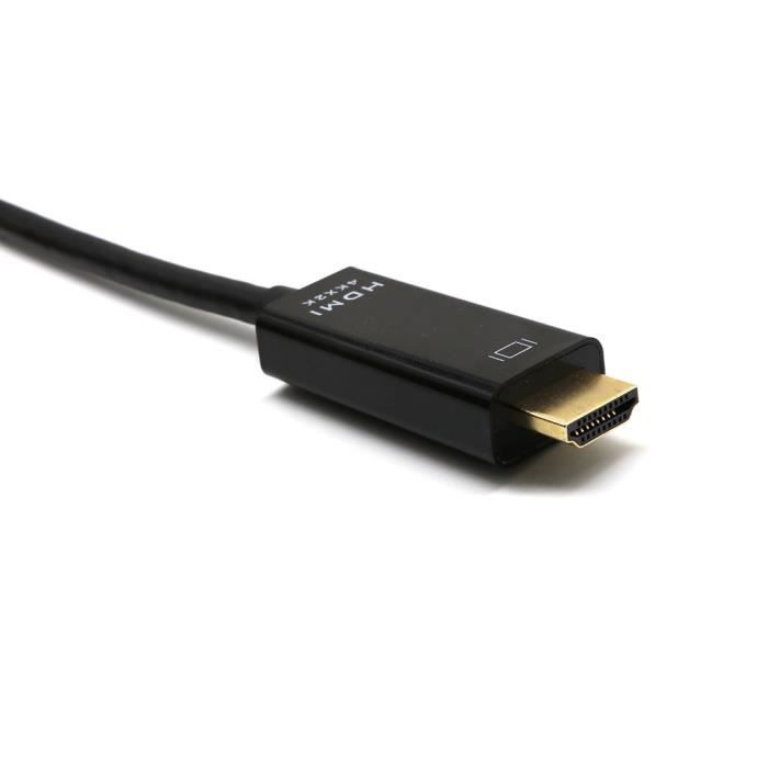 Câble adaptateur convertisseur HDMI DisplayPort DP vers HDMI 4K * 2K 2.0V elt 63