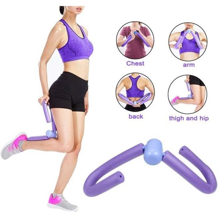 Appareil de musculation pour poitrine, bras et cuisses Violet