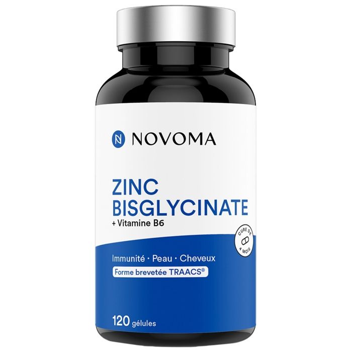 Complément alimentaire Zinc B6 - 120 gélules Nutrivita - blanc/bleu - TU