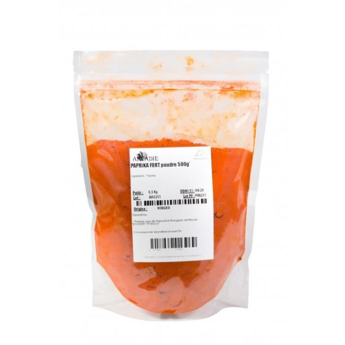 Paprika fort poudre 500gr - Cook