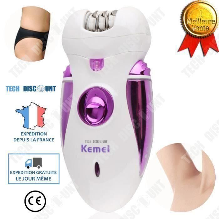 TD Epilateur rasoir femme électrique sourcils visage homme épilation appareil jambes éliminer tous les poils efficace corps beauté