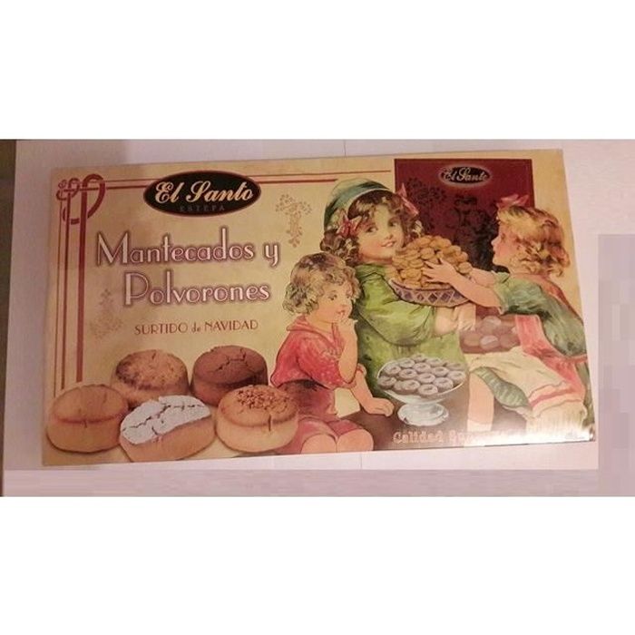 Mantecados et Polvorones assortis El Santo boîte 1kg400grs