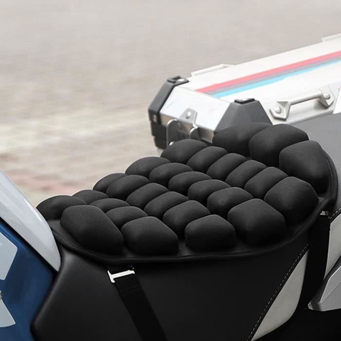 Coussin de Siège Moto,Selle Moto,Coussin de Siège d'air Gonflable,Soulagement de la Pression Presse à Main Gonflable Coussin de Sièg
