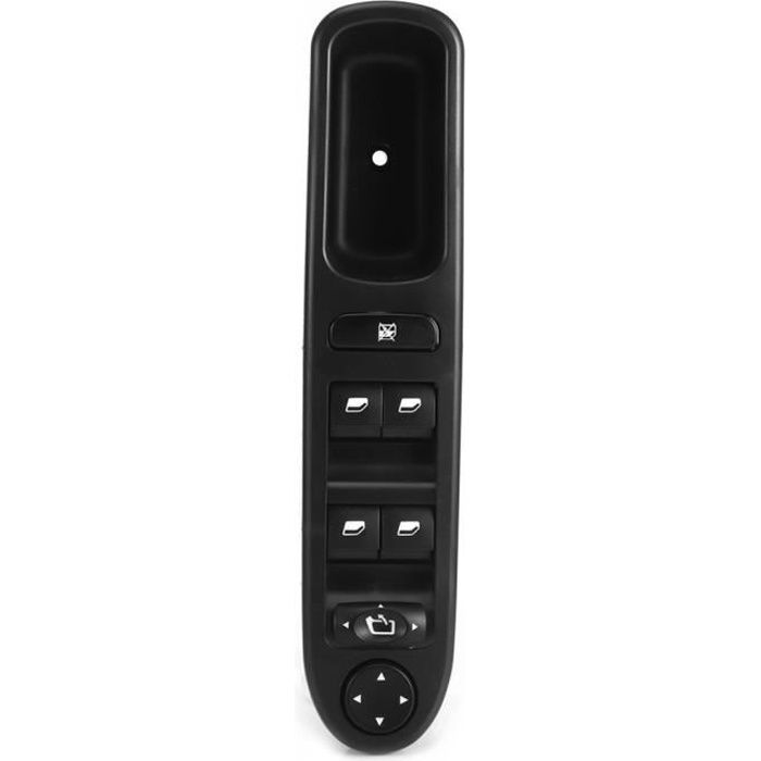 Drfeify Interrupteur de commande de fenêtre Console de commutateur de vitre électrique avant gauche 6554KT pour Peugeot 307/407