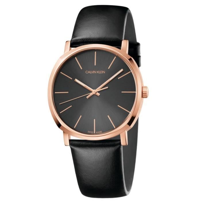Montre Homme Calvin Klein K8Q316C3 Posh Quartz Cadran Gris Foncé