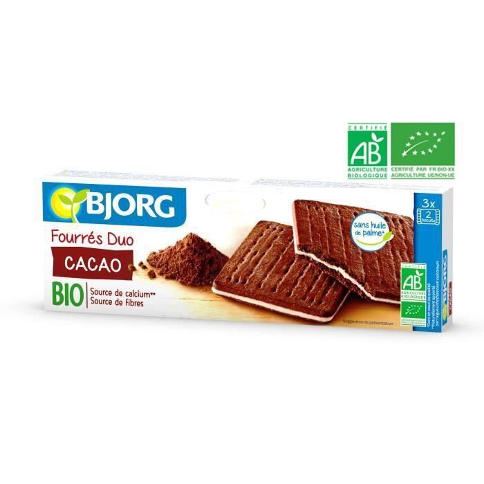 BJORG Fourres Duo Cacao Bio 150g