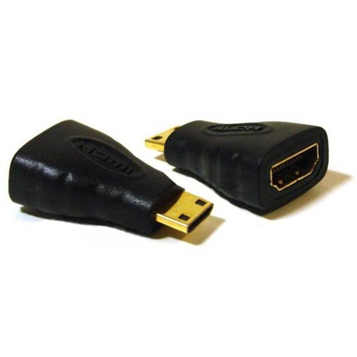 Adaptateur or hdmi a fem vers mini hdmi male