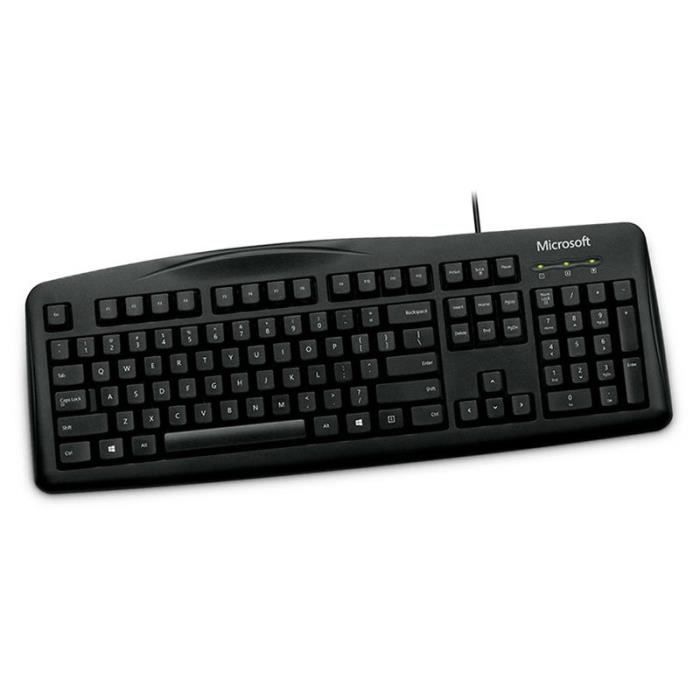Clavier Pc Azerty Noir Usb Microsoft Keyboard 200 1406 Jwd-00033 105 Touches