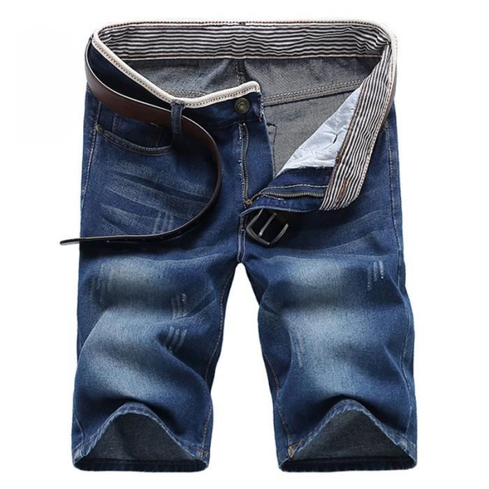 Short Homme Short en jean noir Short de sport Short de plage