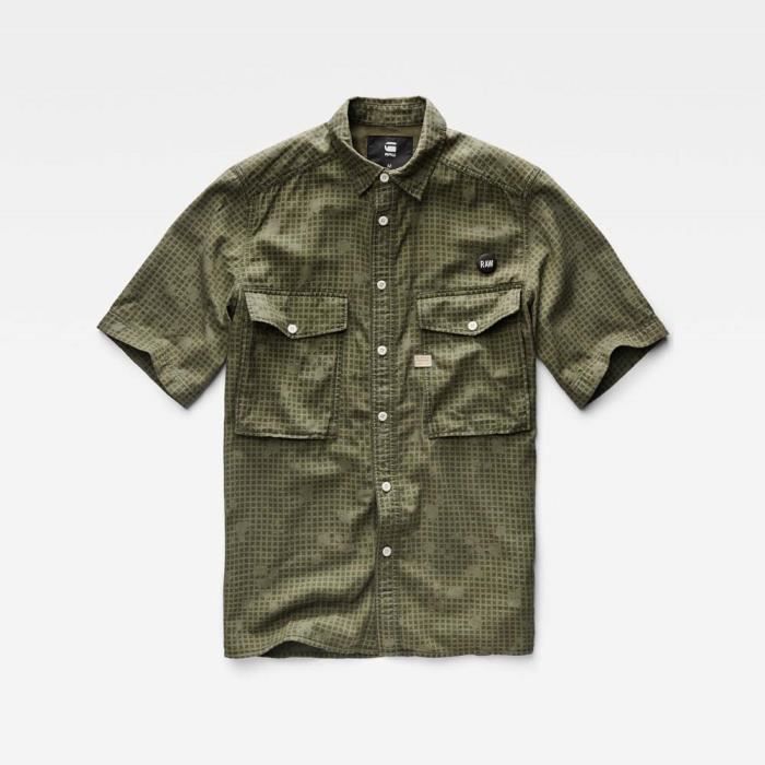 Vêtements Homme Chemises Gstar Type C Straight Shirt S/s