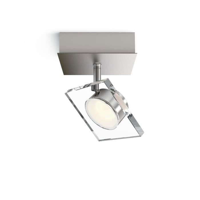 Philips myLiving 5048117P0, Surfaced lighting spot, 1 ampoule(s), LED, 4,5 W, 500 lm, Gris