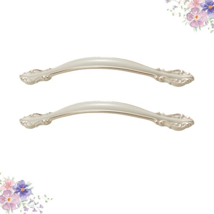 4Pcs Bar Style Européen Poignée D'armoire Pratique Meubles Grip (6032A-64 Blanc) BARRE POUR TRACTION - DIP STATION