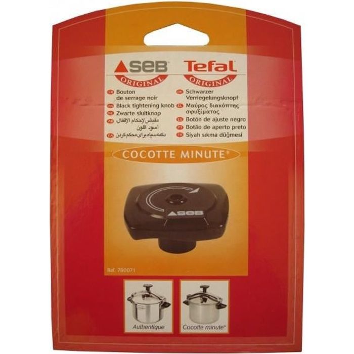 bouton de serrage noir pour cocotte authentique 790071