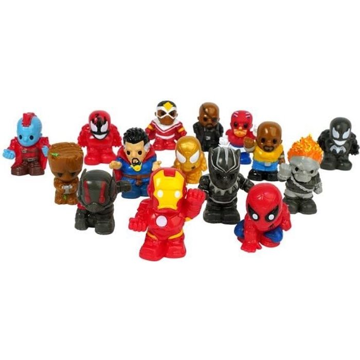 SPLASH TOYS - Ooshies - Pack XL de 6 figurines Marvel
