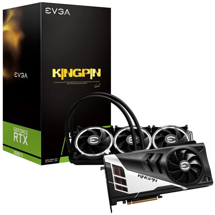 EVGA 24G P5 4998 KR carte graphique NVIDIA GeForce RTX 3090 Ti 24 Go GDDR6X Neuf - vue 3
