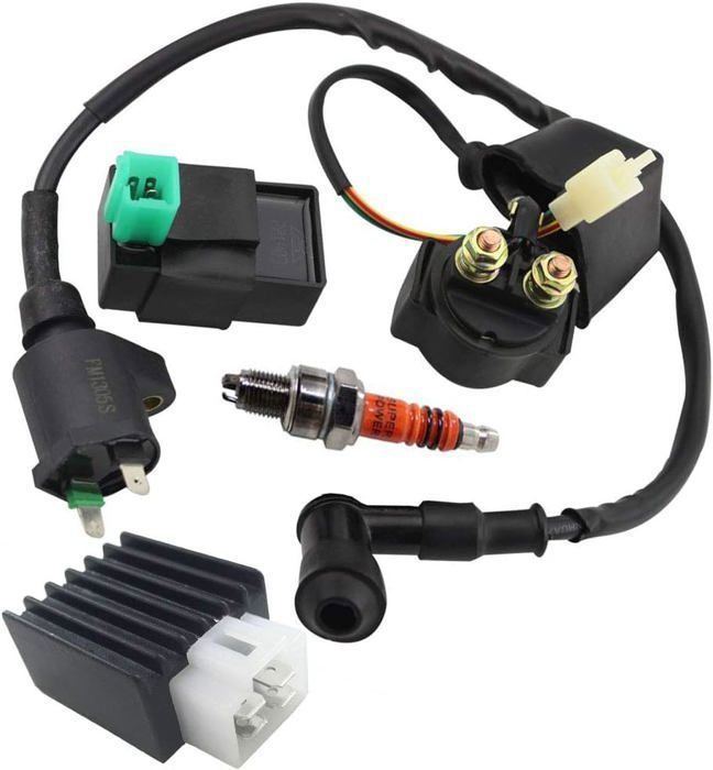 BOBINE 'ALLUMAGE CDI Moteur Vélo Bougie 'allumage Pour 49cc 66cc 80cc