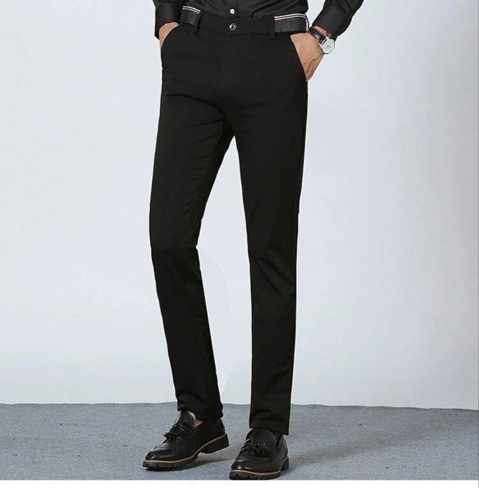 Mejor Precio En A Granel Pantalon De Costume Slim Fit Pour Homme