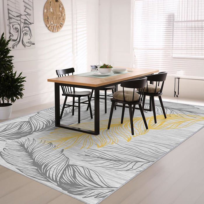 Tapis poil ras moelleux - Plush rouge