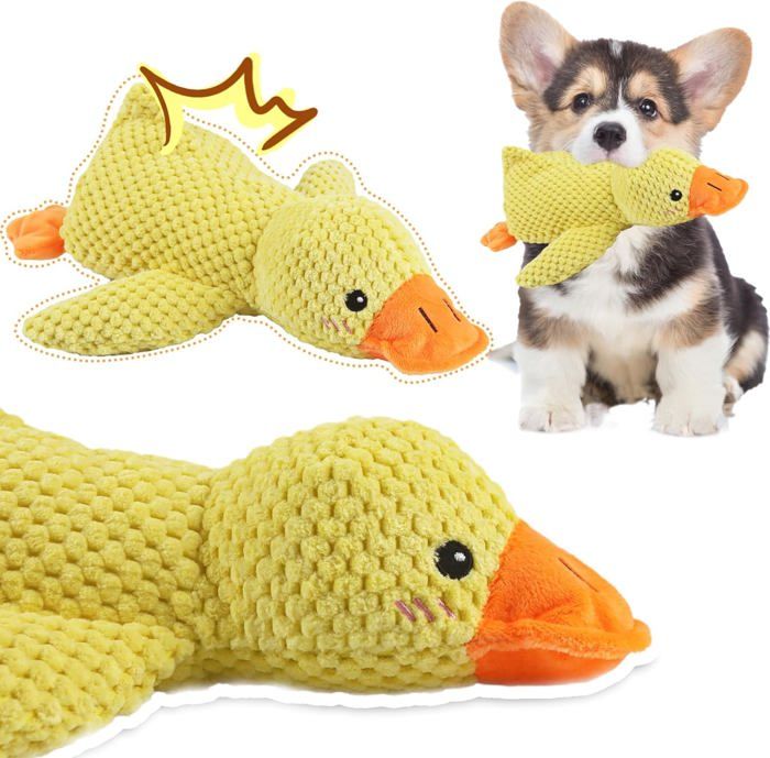 Comparer les prix de Jouet pour Chien Canard Jaune Canard Apaisant pour Chien Doux Quack Quack Duck Dog Toy Jouet Couineur de Canard pour Chien