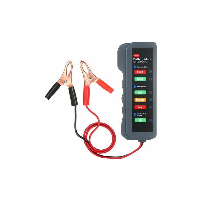 Testeur De Batterie 12V 6 Voyants LED Testeur Batterie Voiture Alternateur 12v Analyseur De Batterie Pour Auto Moto 73727140