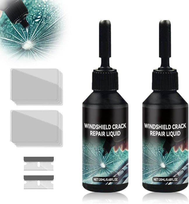 Kit De Réparation Pour Pare-brise - 4 Pièces - Pour Fissures, étoiles Et éraflures