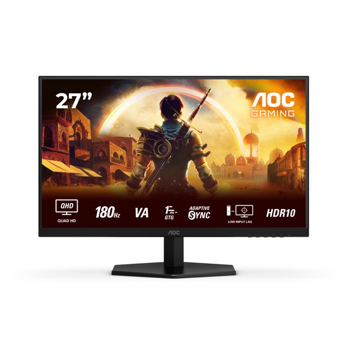 AOC G4 Q27G42XNE écran plat de PC 68-6 cm (27) 2560 x 1440 pixels Quad HD LED Noir- Rouge