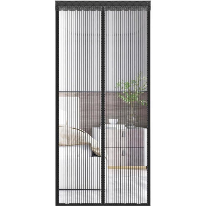 Moustiquaire Magnétique Pour Porte Rideau en Maille Maille Ultra Fine Fermeture Automatique