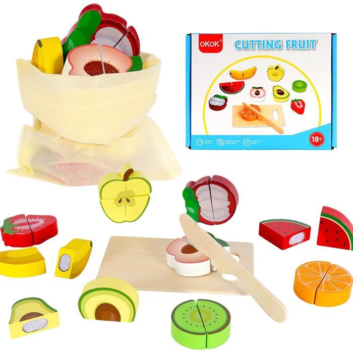Jouet En Bois Cuisine Fruits Légumes Desserts Enfants Cuisine Aliments Jouets De Simulation