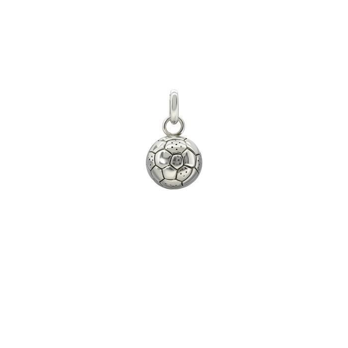 pendentif ballon de football en argent 925 . Bijou homme enfant pendentif ballon de football en argent 925 . Bijou homme enfant