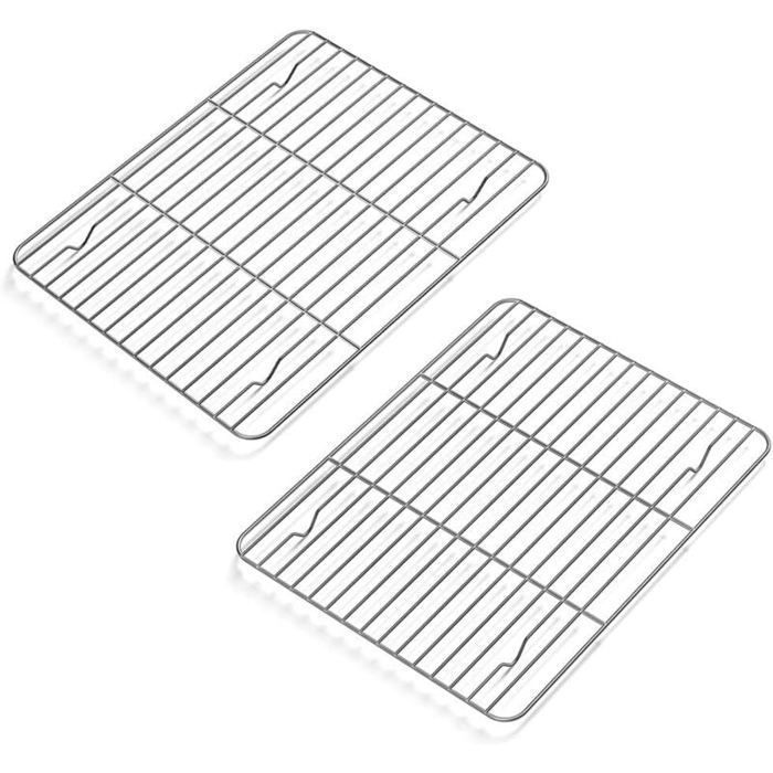 Grille De Refroidissement Pliable 2/3/4 Niveaux - Pour Gâteaux, Biscuits, Pain - Réglable Et Empilable - Noir