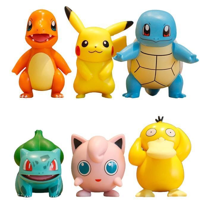 Bandai – nanoblock – Pack of 6 Pokémon Figurines Normal Type – Set of 6 Pokémon Figurines to Assemble with Bricks – Toy Construction Kit Child 12 Years and + Adult Teenagers – NBPM14B