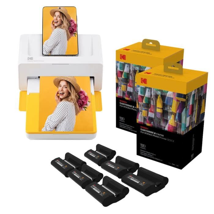 KODAK – Pack Imprimante Photo Bluetooth PD460 + Cartouches 240 Photos Format Carte Postale 10x15 cm Neuf - vue 4